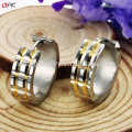 Round stainless steel earring,handmade fashion stud earring